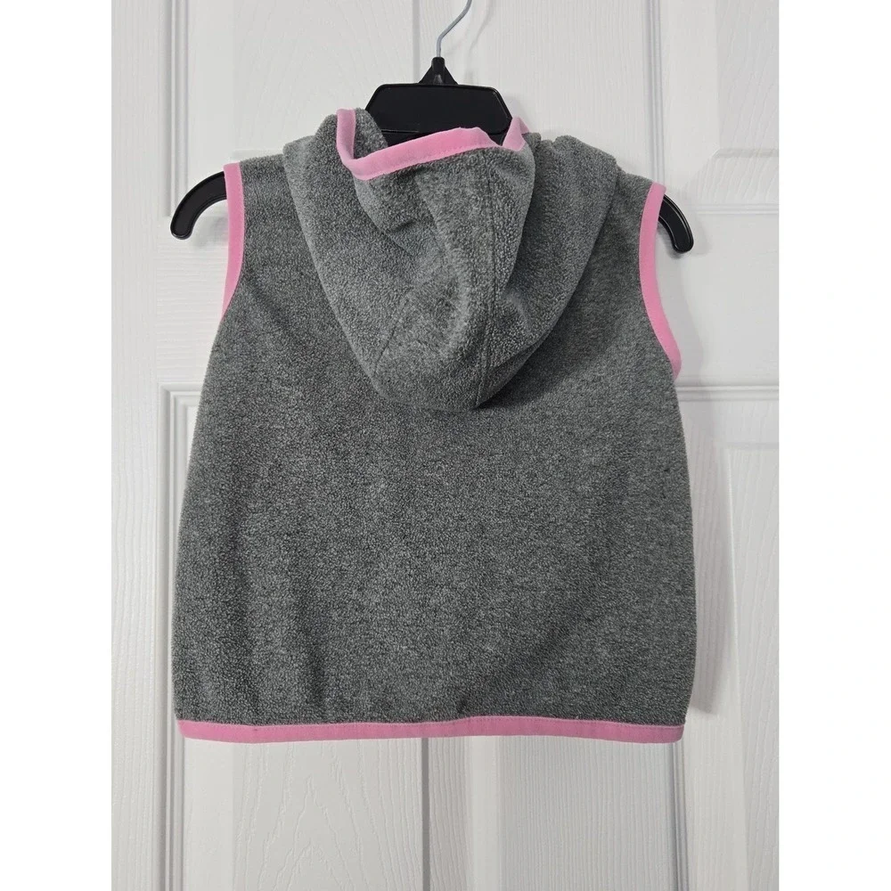 Carhartt Infant Hoodie Vest‎ Size 18M Grey & Pink